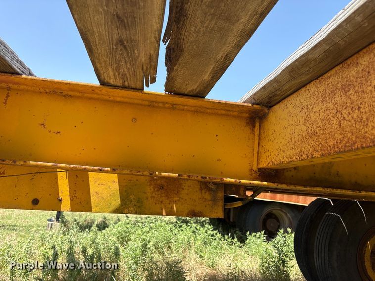 image for item EW0010 Wisconsin Trailer Co SD-12 tilt deck equipment trailer