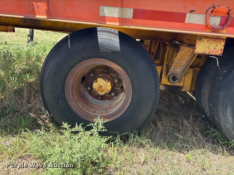 image for item EW0010 Wisconsin Trailer Co SD-12 tilt deck equipment trailer