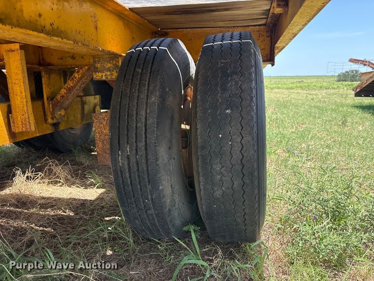 image for item EW0010 Wisconsin Trailer Co SD-12 tilt deck equipment trailer