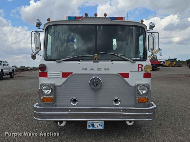 image for item EW0209 1977 Mack CF-600 pumper fire truck
