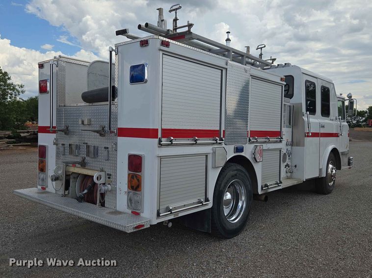 image for item EW0209 1977 Mack CF-600 pumper fire truck