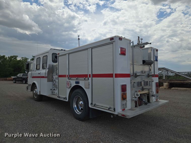 image for item EW0209 1977 Mack CF-600 pumper fire truck