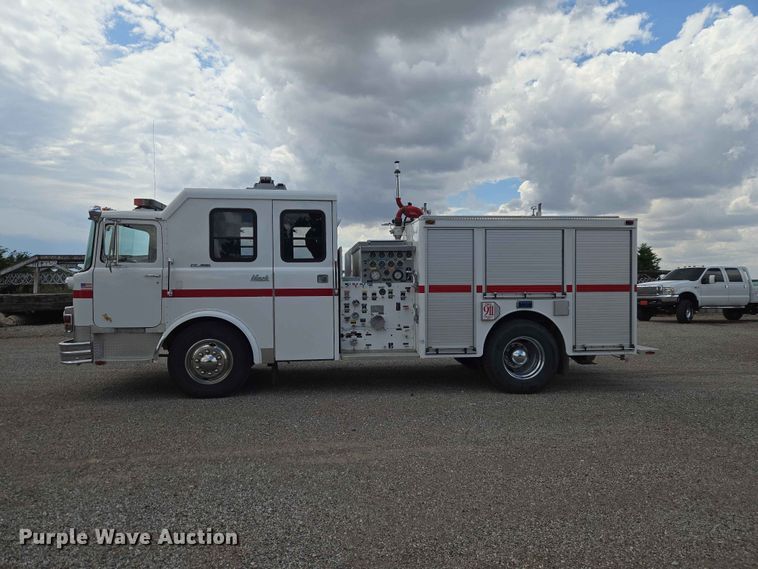 image for item EW0209 1977 Mack CF-600 pumper fire truck