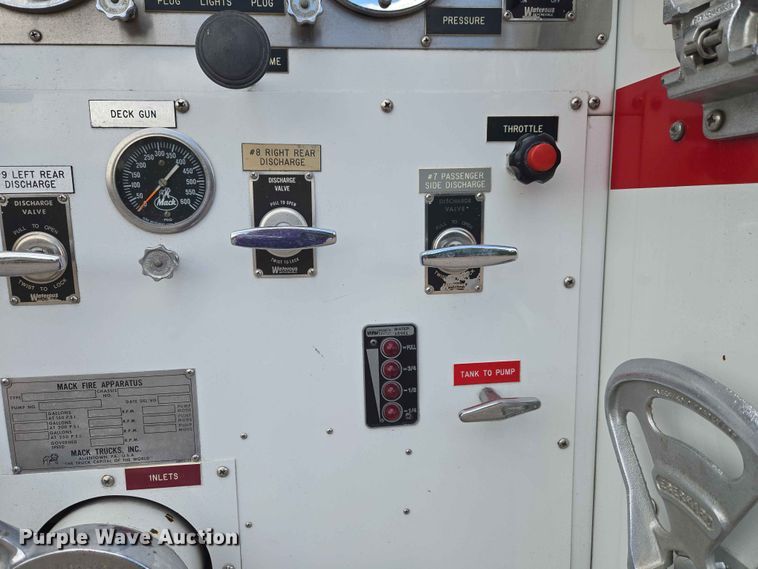image for item EW0209 1977 Mack CF-600 pumper fire truck