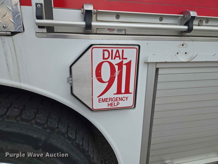 image for item EW0209 1977 Mack CF-600 pumper fire truck