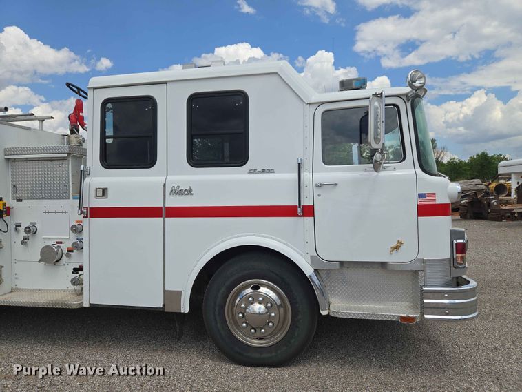 image for item EW0209 1977 Mack CF-600 pumper fire truck