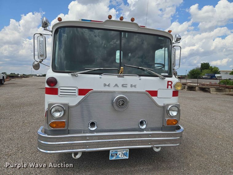 image for item EW0209 1977 Mack CF-600 pumper fire truck