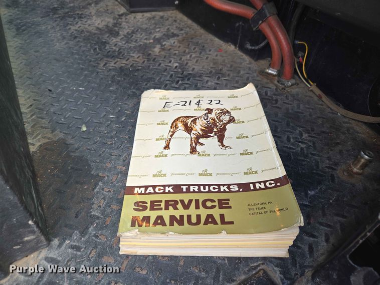 image for item EW0209 1977 Mack CF-600 pumper fire truck