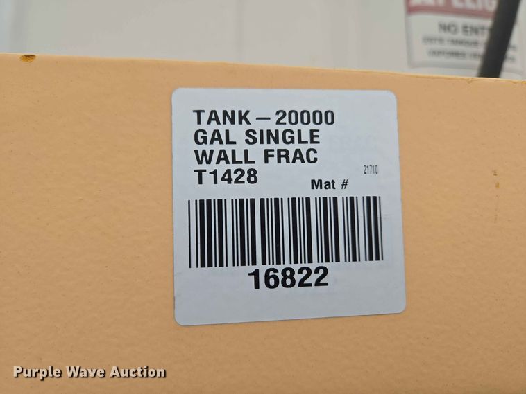 image for item EW0340 2011 Dragon Frac Tank Trailer tank trailer