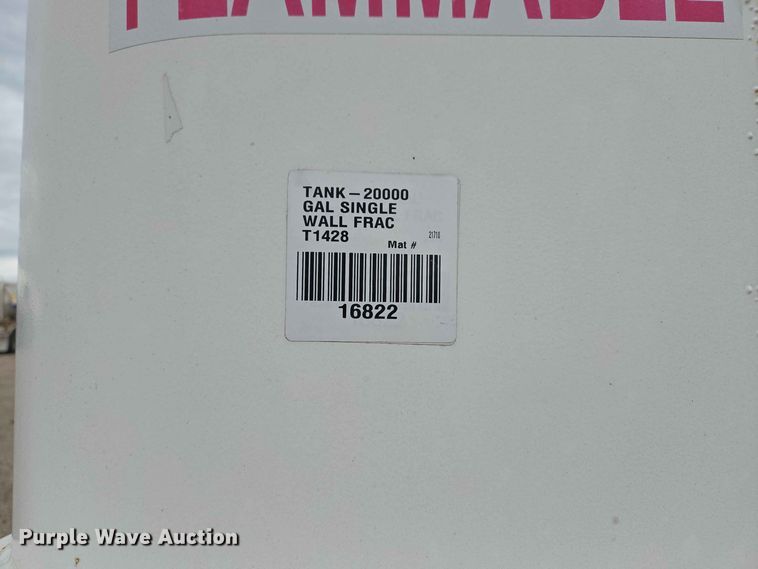 image for item EW0340 2011 Dragon Frac Tank Trailer tank trailer