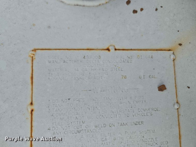 image for item EW0409 (2) Delta Consolidated fuel tanks