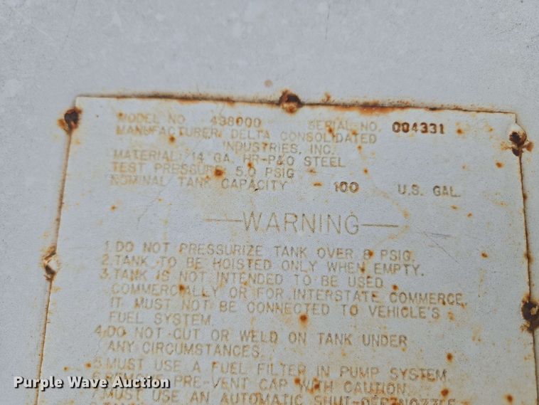 image for item EW0410 (2) Delta Consolidated fuel tanks