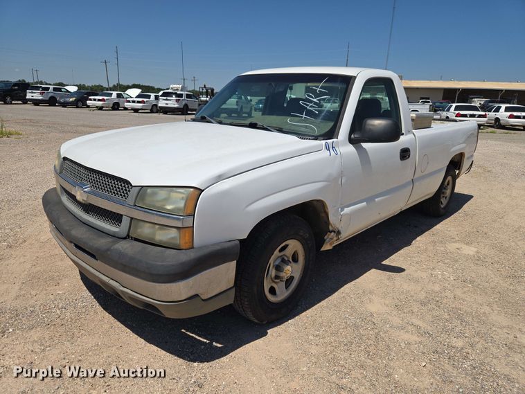 image for item EW0433 2003 Chevrolet Silverado 1500 pickup truck
