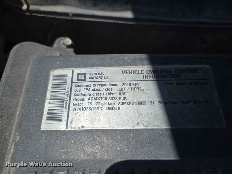 image for item EW0435 2010 Chevrolet Tahoe SUV