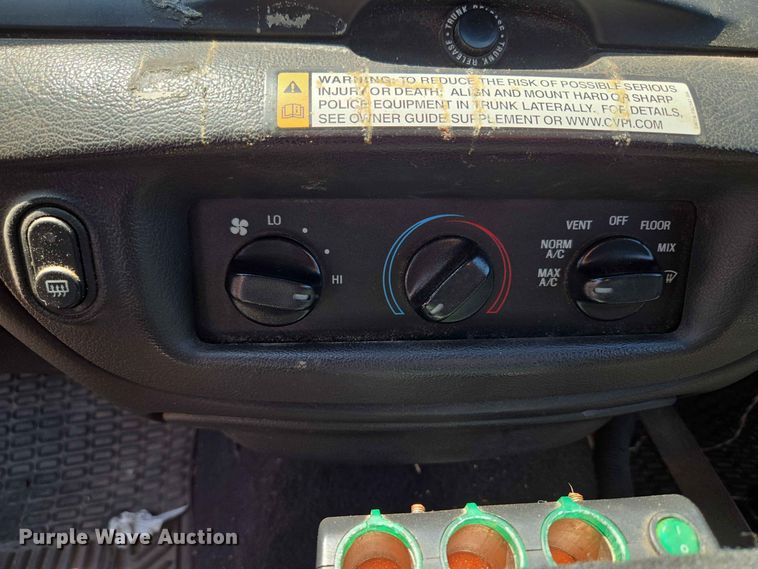 image for item EW0438 2007 Ford Crown Victoria Police Inetceptor 