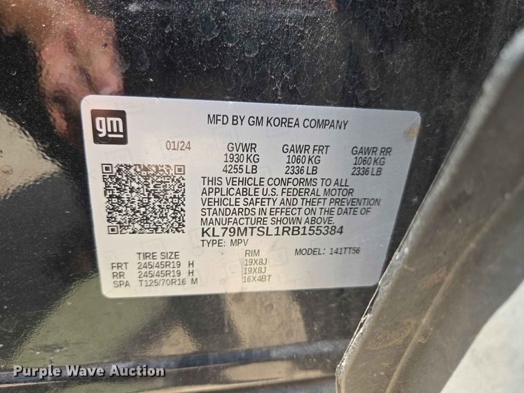 image for item EW0456 2024 Chevrolet Trailblazer RS SUV