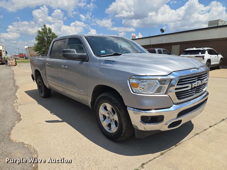 image for item EW0457 2021 RAM 1500 Bighorn Crew Cab pickup truck