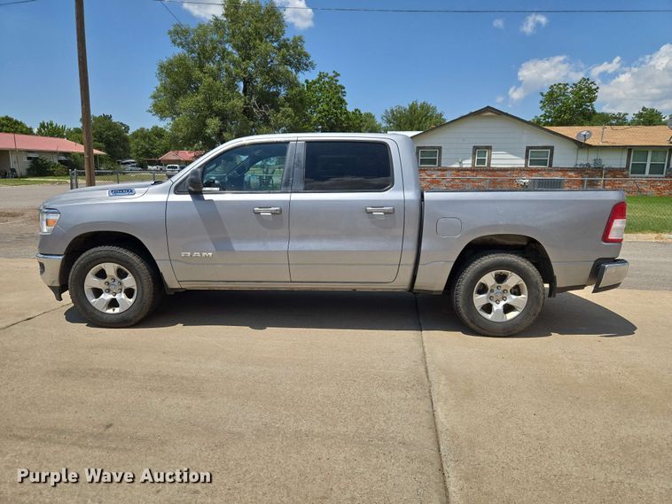 image for item EW0457 2021 RAM 1500 Bighorn Crew Cab pickup truck