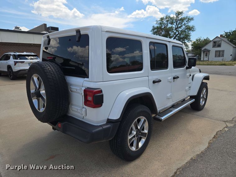 image for item EW0458 2020 Jeep Wrangler Unlimited Sahara SUV