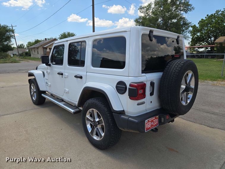 image for item EW0458 2020 Jeep Wrangler Unlimited Sahara SUV