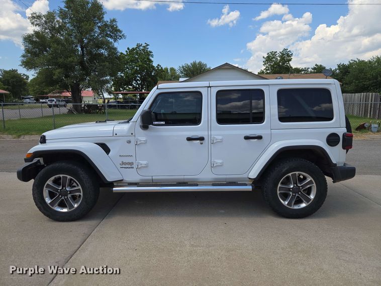 image for item EW0458 2020 Jeep Wrangler Unlimited Sahara SUV