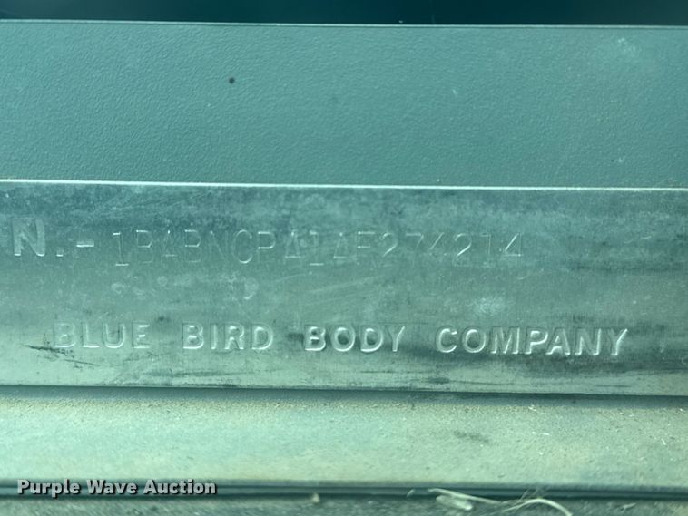 image for item EW4016 2010 Blue Bird All American school bus