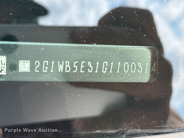 image for item EW4017 2016 Chevrolet Impala 