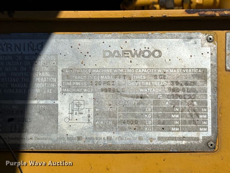 image for item EW4047 Daewoo G25-2 forklift