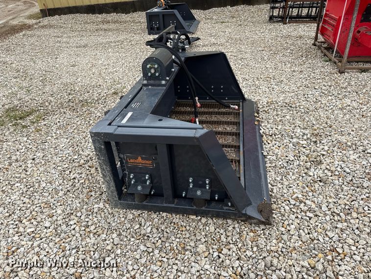 image for item EX2000 2025 LandHonor HSB-12-72W skid steer screening bucket