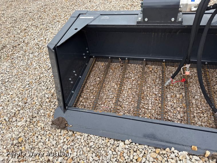 image for item EX2000 2025 LandHonor HSB-12-72W skid steer screening bucket