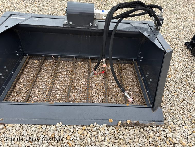 image for item EX2000 2025 LandHonor HSB-12-72W skid steer screening bucket