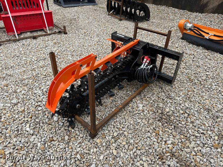 image for item EX2010 2025 Captok D39 skid steer trencher