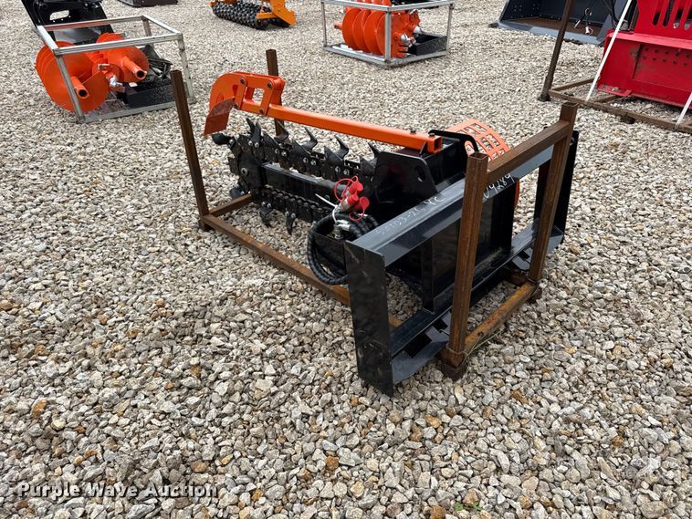 image for item EX2010 2025 Captok D39 skid steer trencher