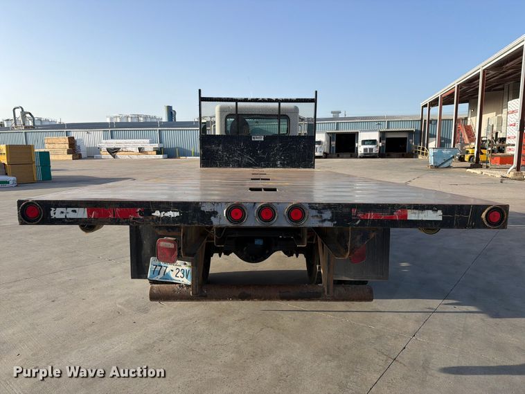 image for item EX2521 2018 Peterbilt 337 flatbed truck