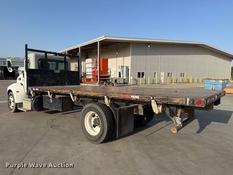 image for item EX2521 2018 Peterbilt 337 flatbed truck