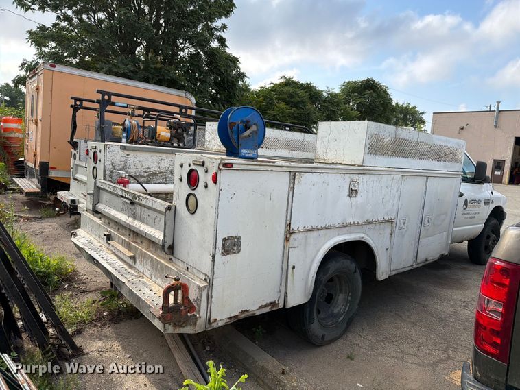 image for item EX4545 2007 Dodge Ram 3500 utility bed pickup truck
