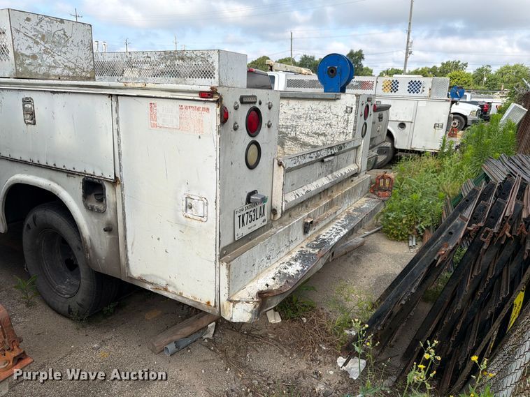 image for item EX4545 2007 Dodge Ram 3500 utility bed pickup truck