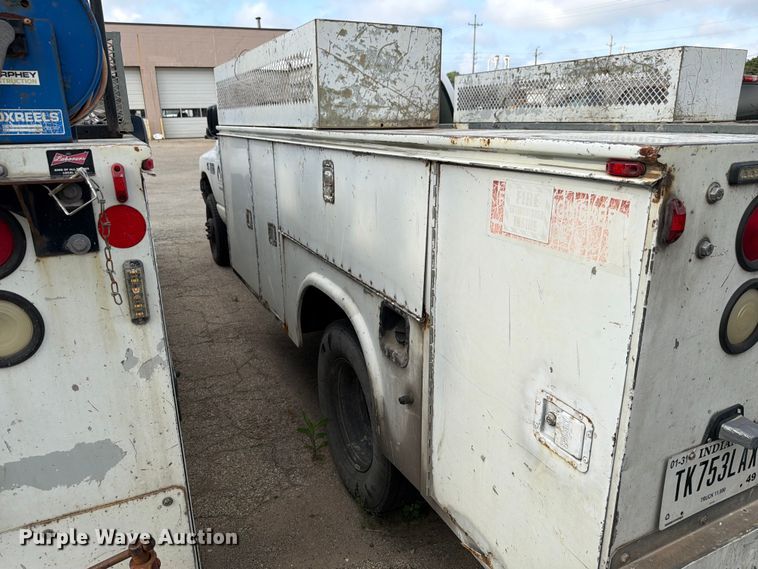 image for item EX4545 2007 Dodge Ram 3500 utility bed pickup truck