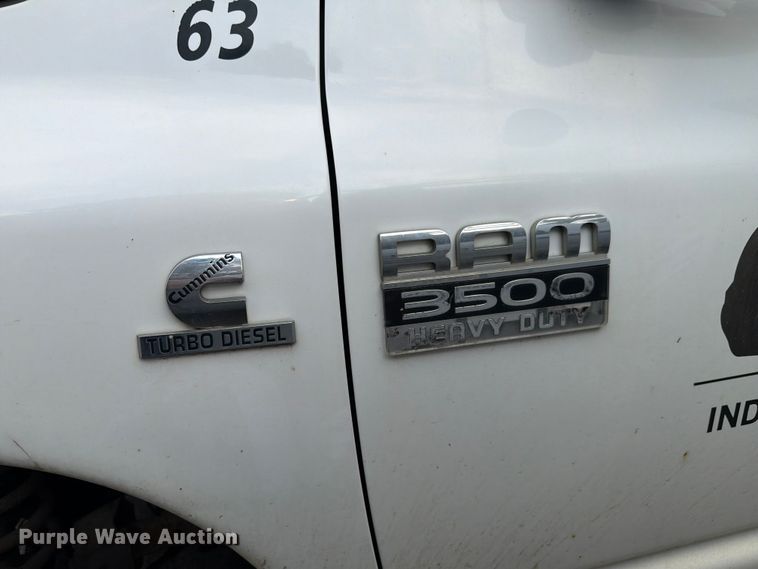 image for item EX4545 2007 Dodge Ram 3500 utility bed pickup truck
