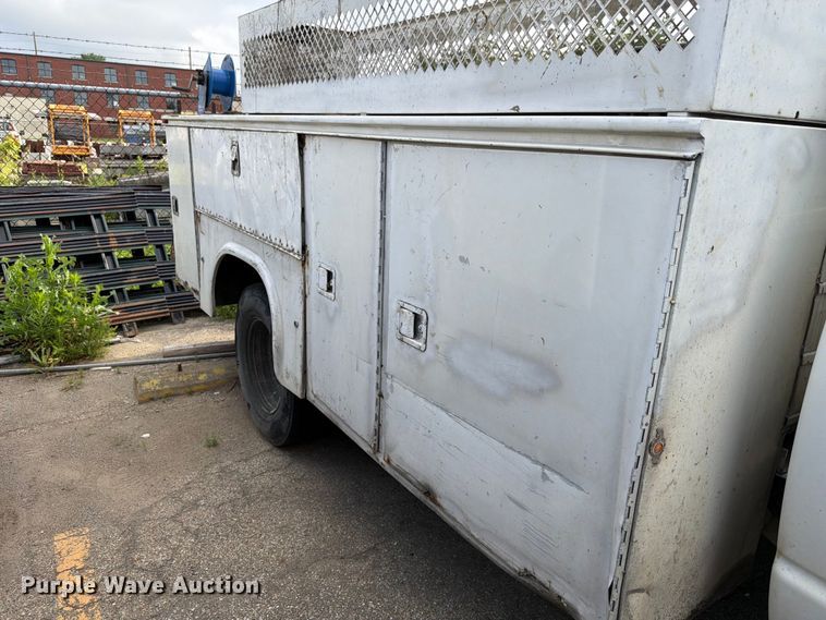 image for item EX4545 2007 Dodge Ram 3500 utility bed pickup truck
