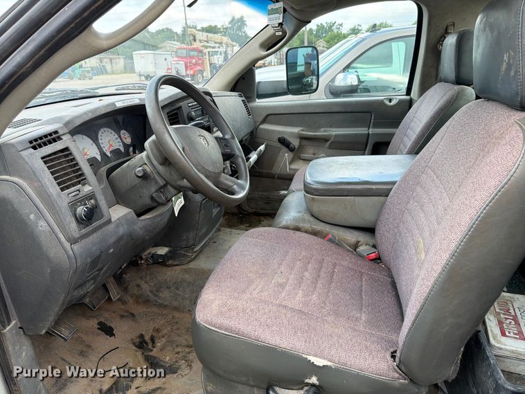 image for item EX4545 2007 Dodge Ram 3500 utility bed pickup truck