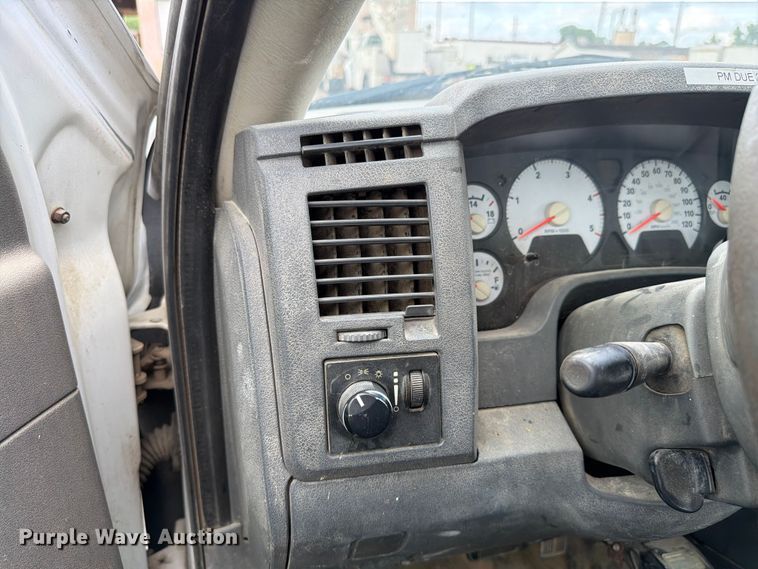 image for item EX4545 2007 Dodge Ram 3500 utility bed pickup truck