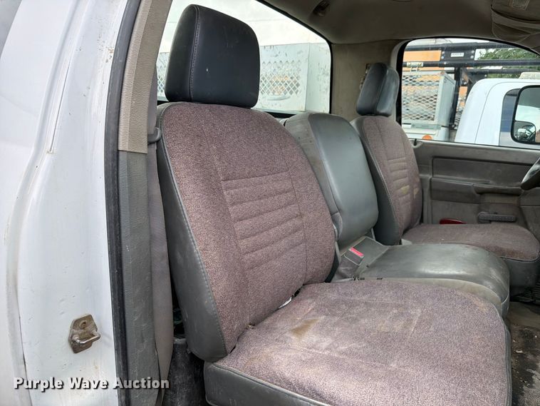 image for item EX4545 2007 Dodge Ram 3500 utility bed pickup truck
