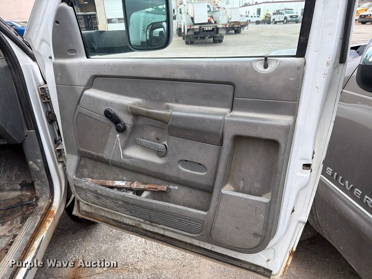 image for item EX4545 2007 Dodge Ram 3500 utility bed pickup truck