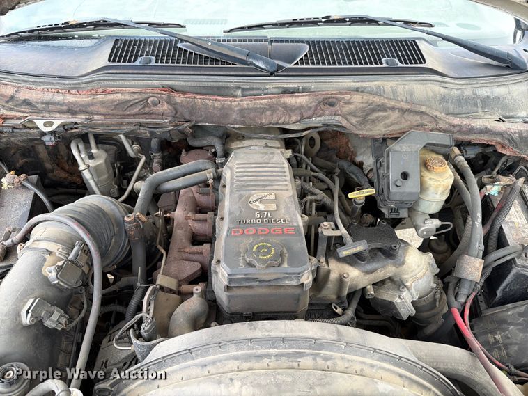 image for item EX4545 2007 Dodge Ram 3500 utility bed pickup truck
