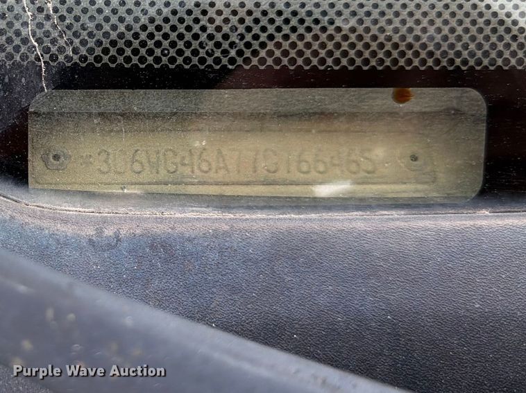 image for item EX4545 2007 Dodge Ram 3500 utility bed pickup truck
