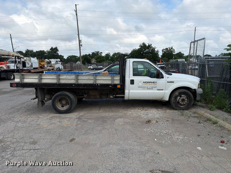image for item EX4546 2006 Ford F350 Super Duty dump flatbed pickup truck