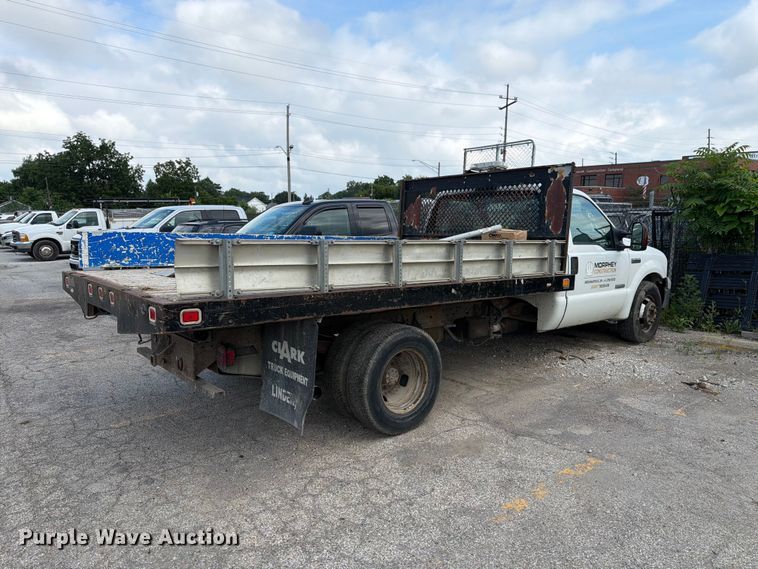 image for item EX4546 2006 Ford F350 Super Duty dump flatbed pickup truck