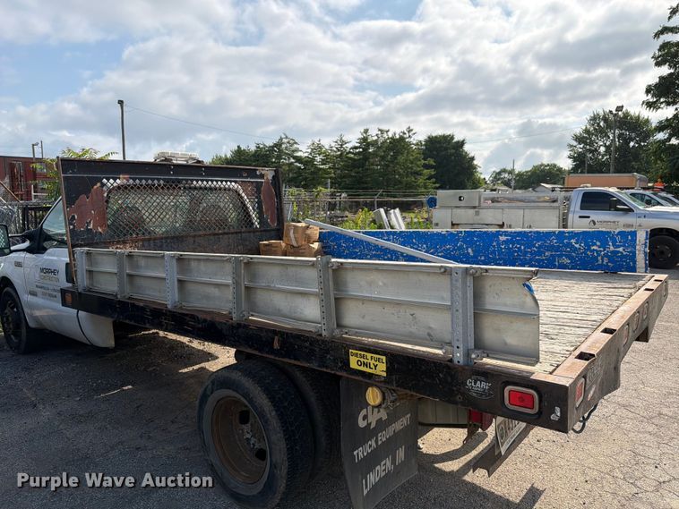 image for item EX4546 2006 Ford F350 Super Duty dump flatbed pickup truck
