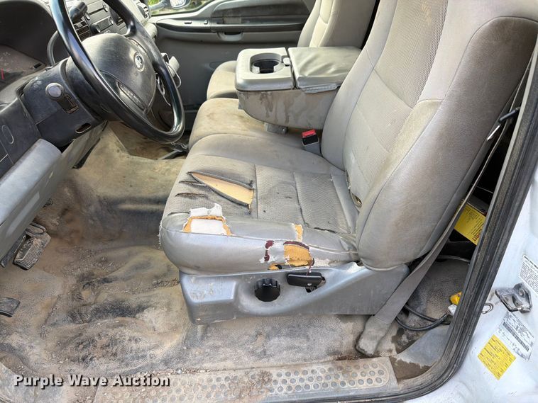 image for item EX4546 2006 Ford F350 Super Duty dump flatbed pickup truck